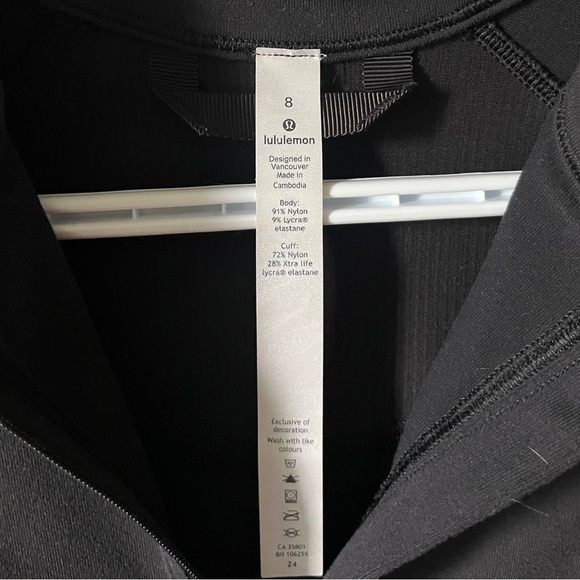 Lululemon Black Slim Sweater - Picture 3 of 4